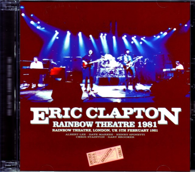 Eric Clapton/London,UK 2.5.1981