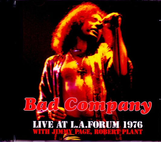 Bad Company, Jimmy Page, Robert Plant Bad Company/CA, USA 1976