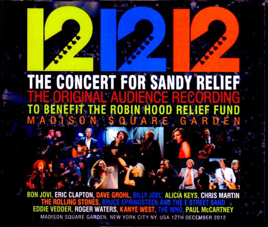 Various Artists Bon Jovi,Eric Clapton,Paul McCartney,Rolling Stones,Billy Joel/NY,USA 2012 Original AUD Master