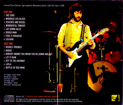 Eric Clapton/MA, USA 1978