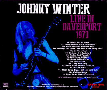 Johnny Winter/Iowa,USA 1970