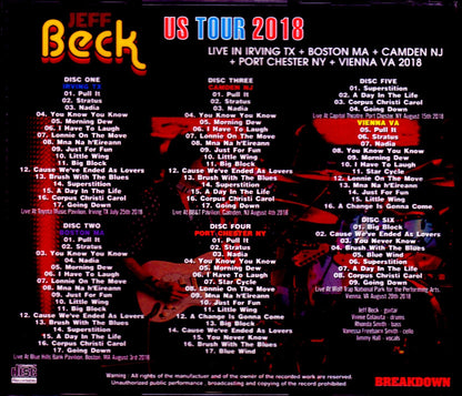 Jeff Beck/US Tour Collection 2018