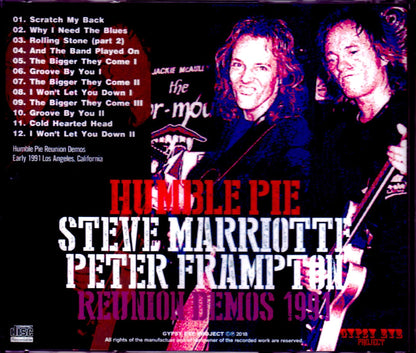 Humble Pie Steve Marriott,Peter Frampton/CA,USA 1991 Demos