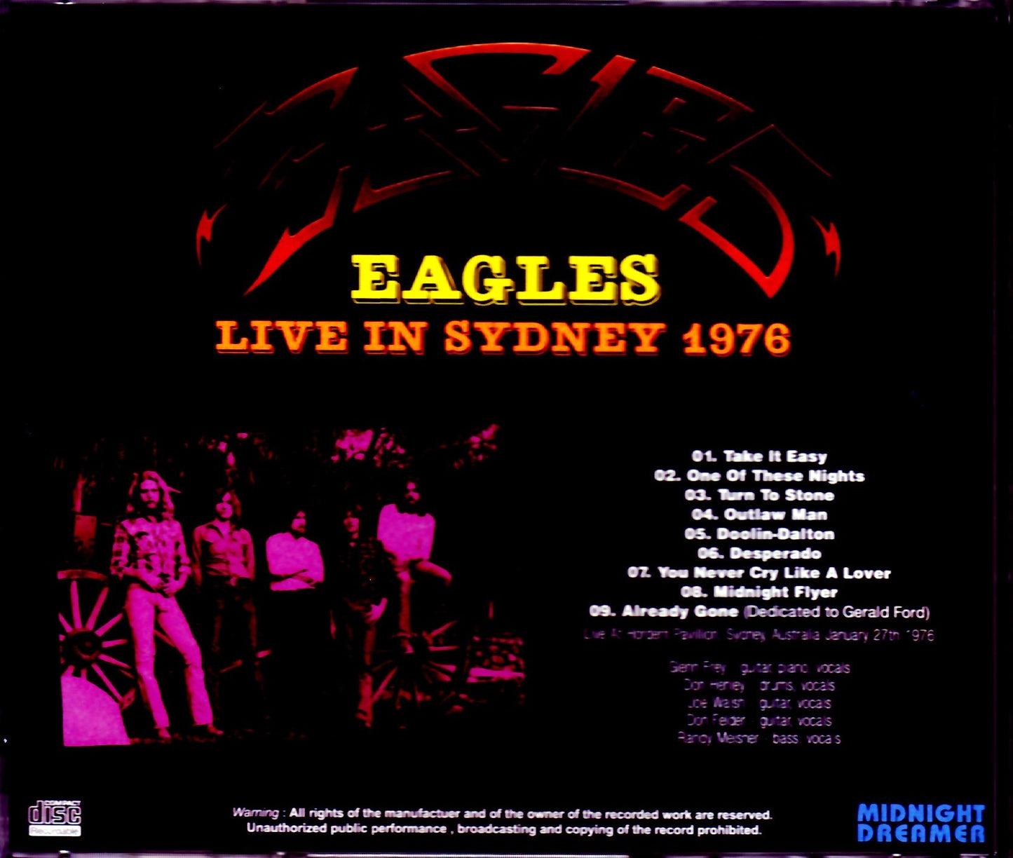 Eagles/Australia 1976