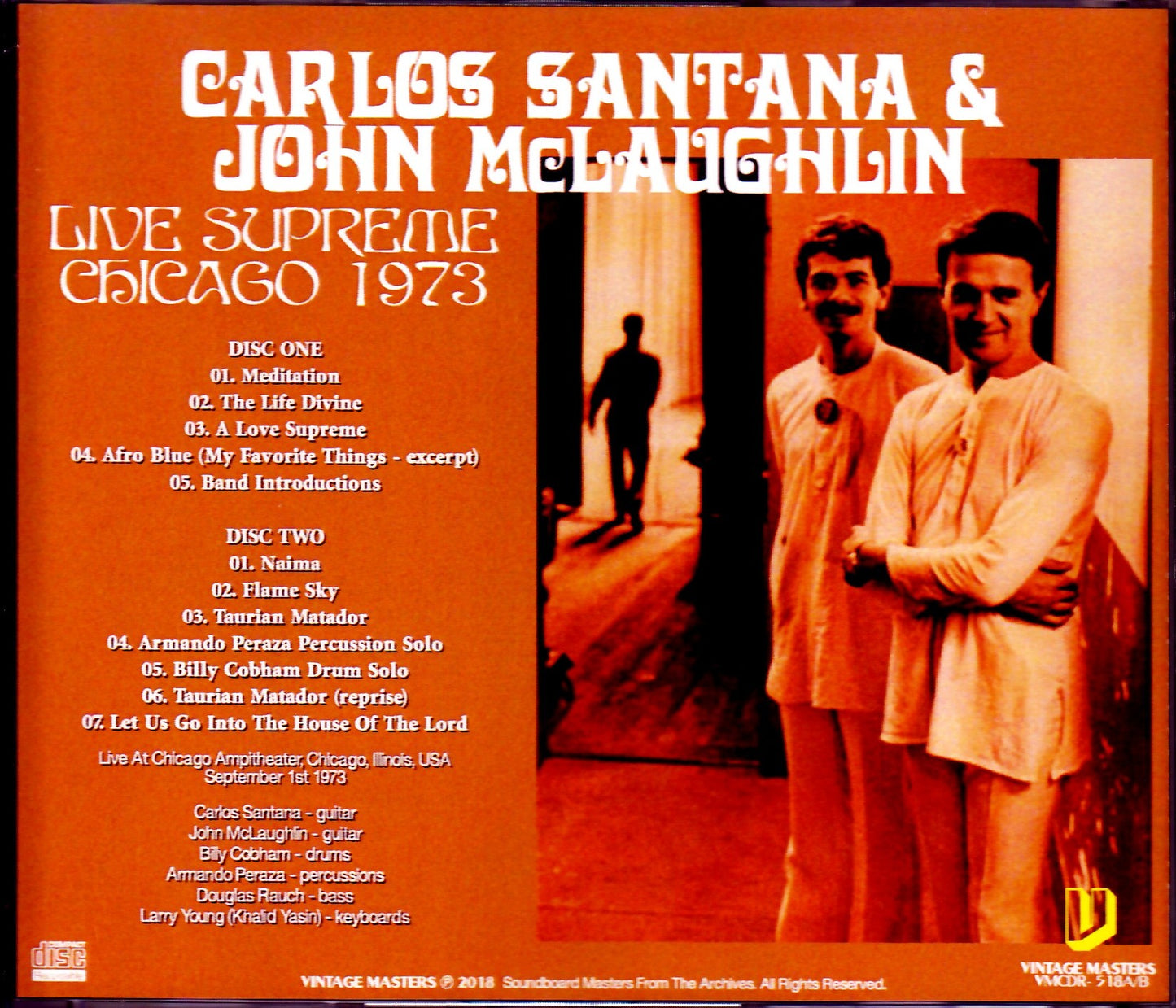 Santana,John McLaughlin/IL,USA 1973