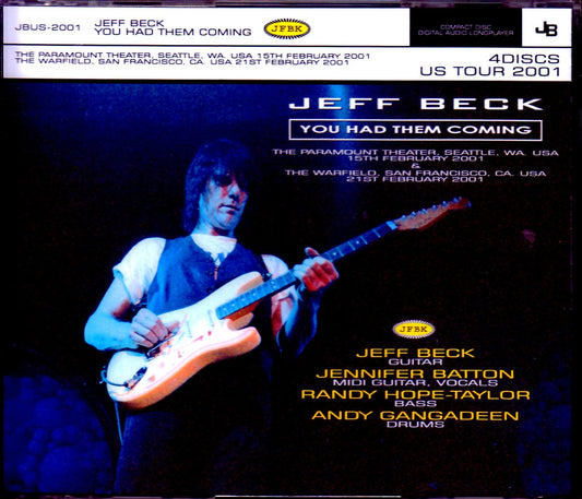 Jeff Beck/WA, USA 2001 & more