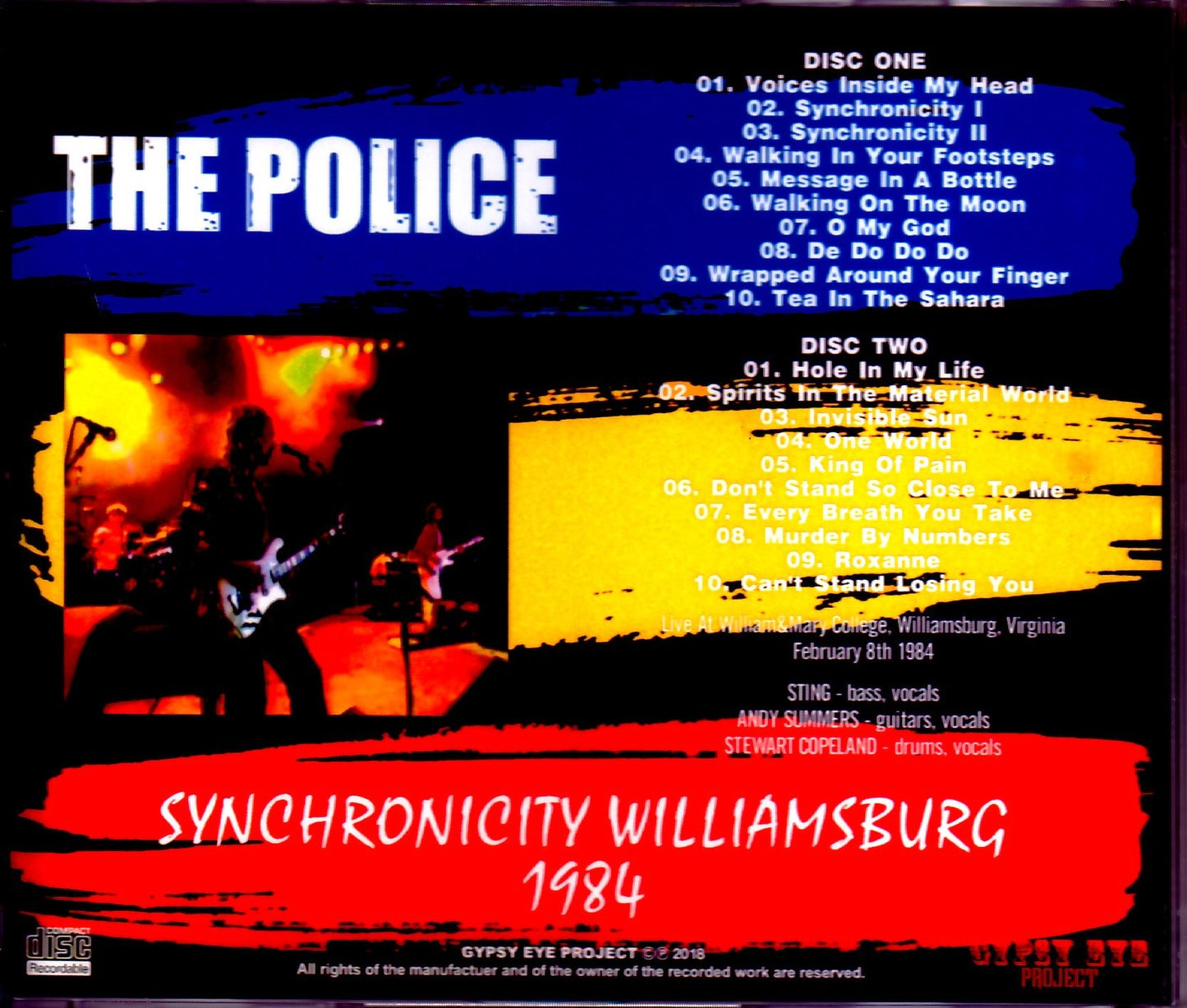 The Police/VA,USA 1984