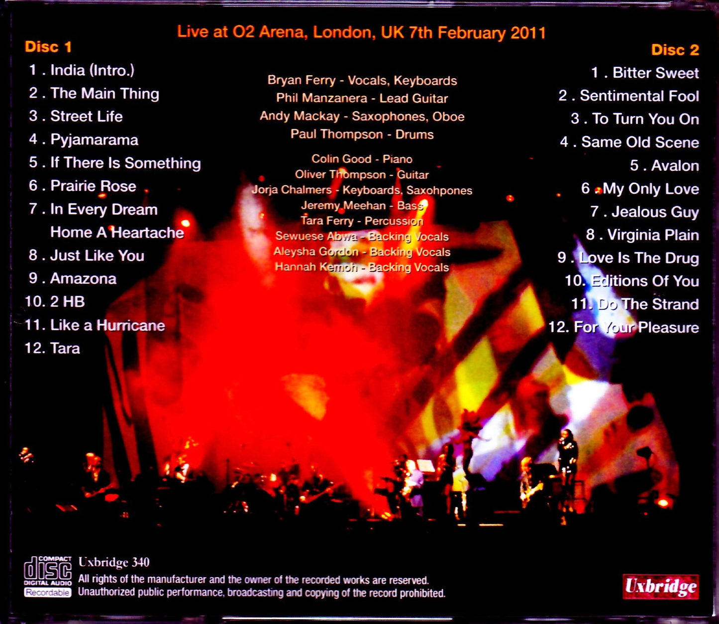 Roxy Music/London,UK 2011