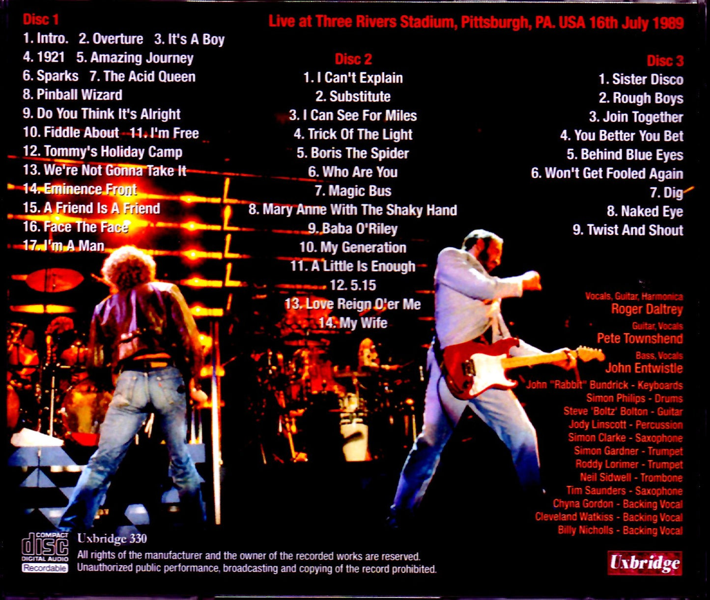 The Who/PA, USA 1989