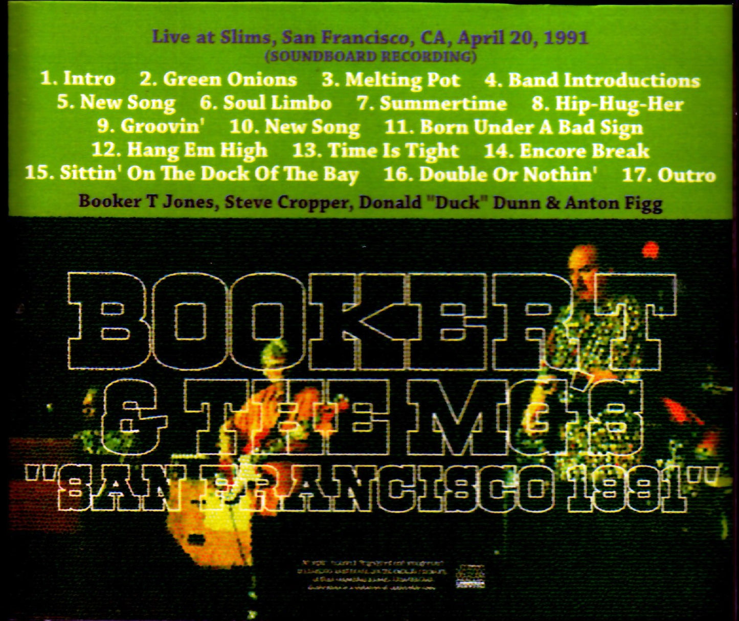 Booker.T & the MG’s/CA,USA 1991