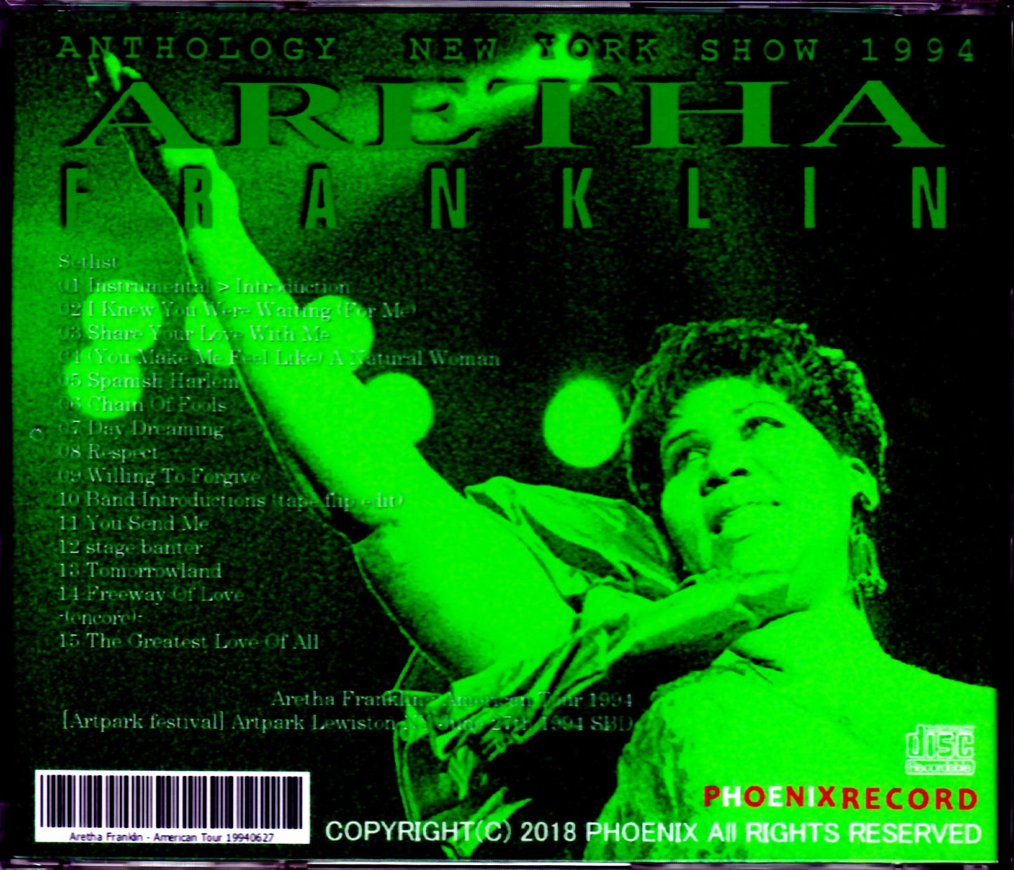 Aretha Franklin/NY,USA 1994