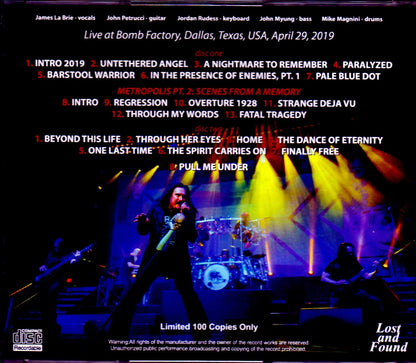 Dream Theater Dream Theater/TX,USA 2019