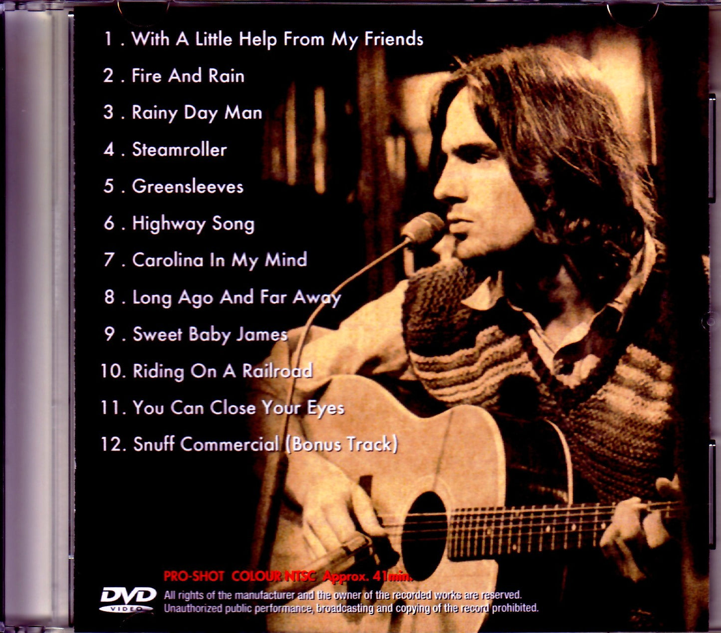 James Taylor/Studio Live 1971 Longest & Best Quality Ver.