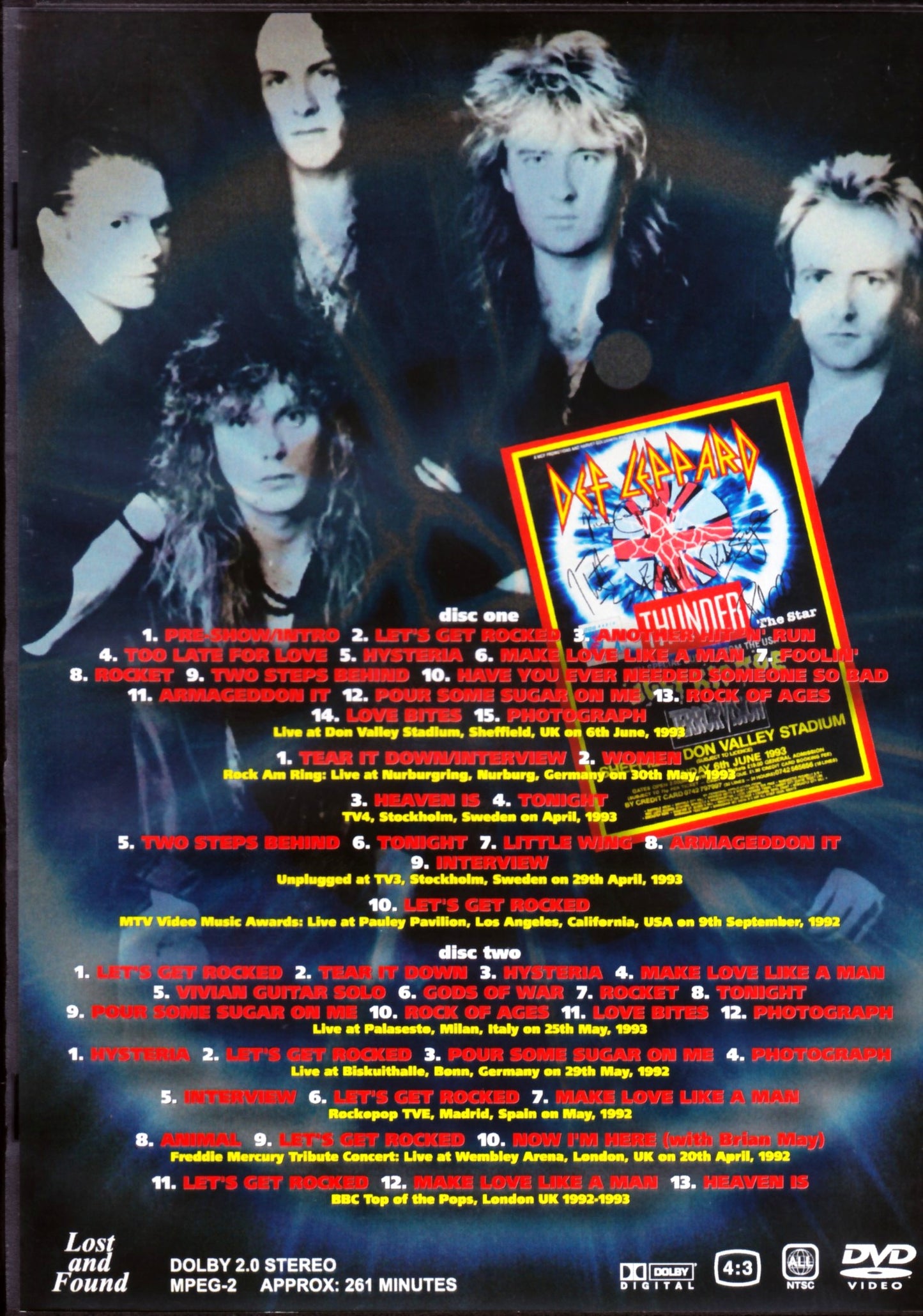 Def Leppard/TV Pro-Shot Collection 1992-1993