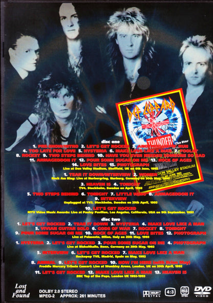 Def Leppard/TV Pro-Shot Collection 1992-1993