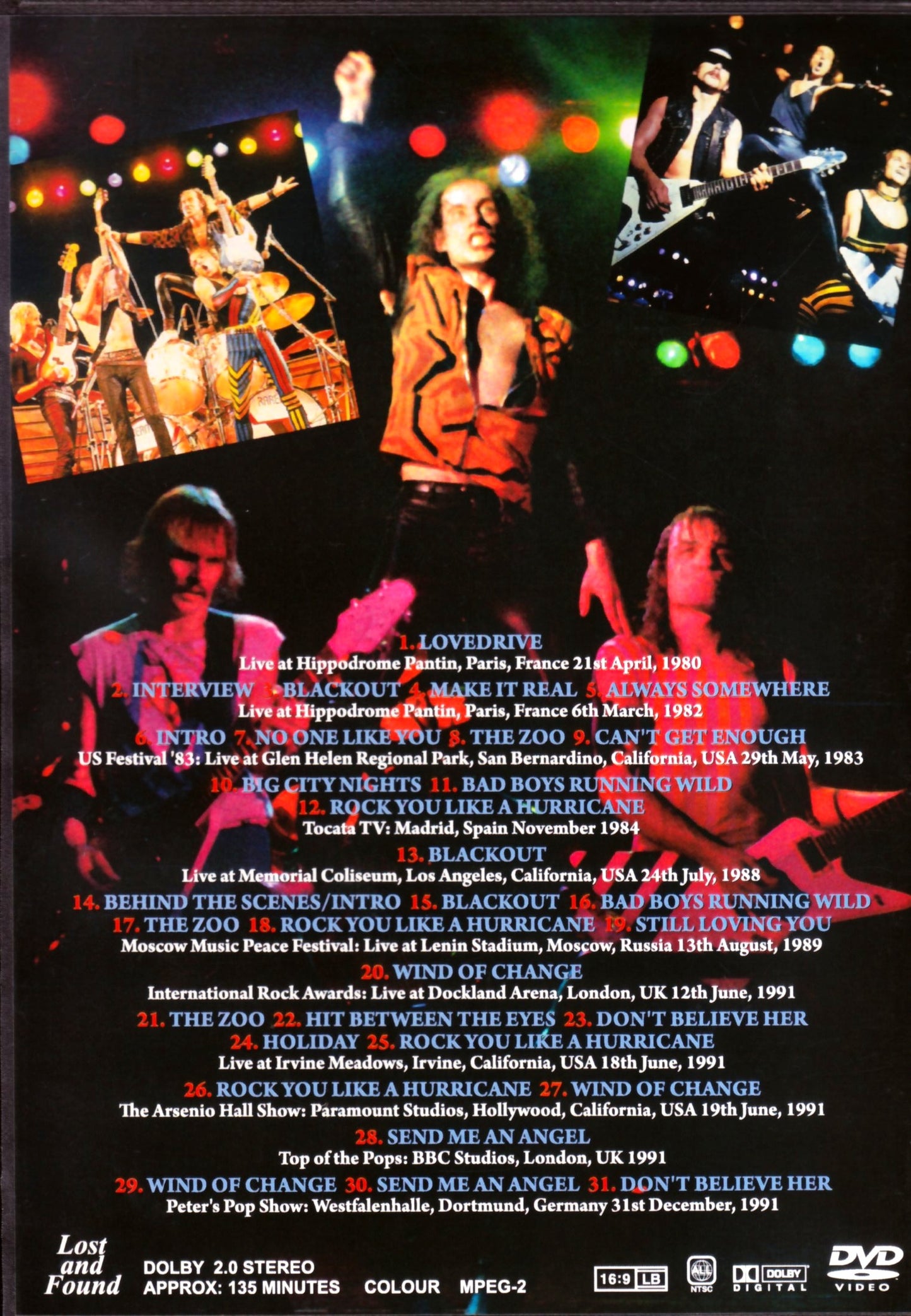 Scorpions/TV Pro-Shot Collection 1980-1991