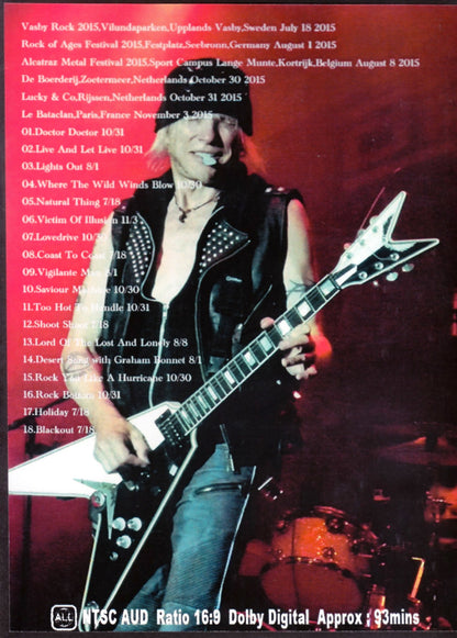 Michael Schenker/Europe Tour 2015