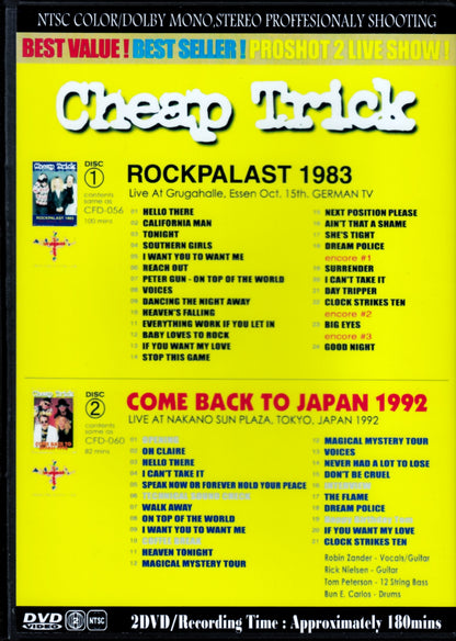 Cheap Trick/Tokyo,Japan 1992 & more