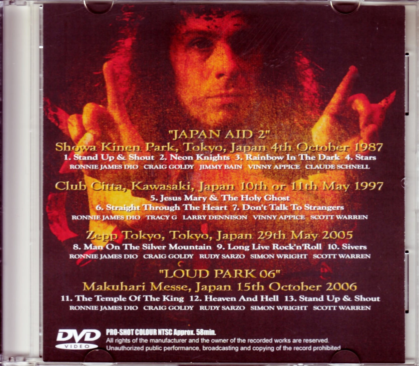 Dio/Japan Pro-Shot Collection 1987-2006