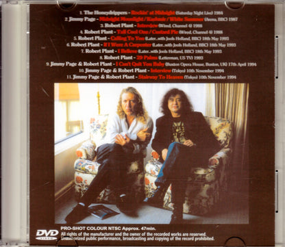 Jimmy Page, Robert Plant/TV Appearances 1984-1994