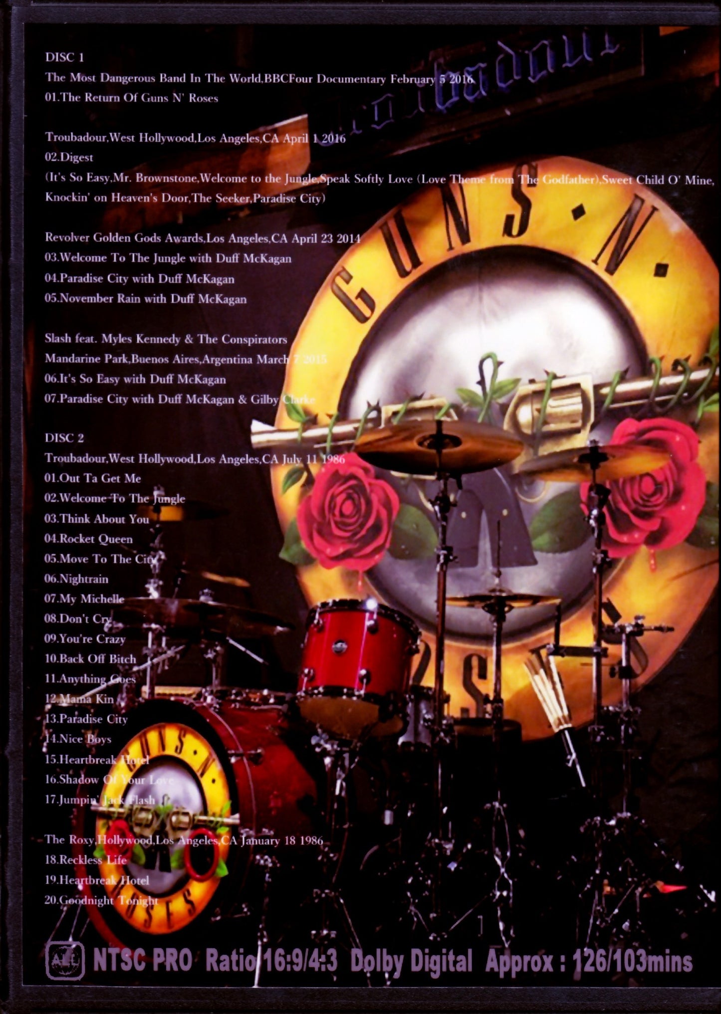 Guns N’ Roses/UK 2016 & more