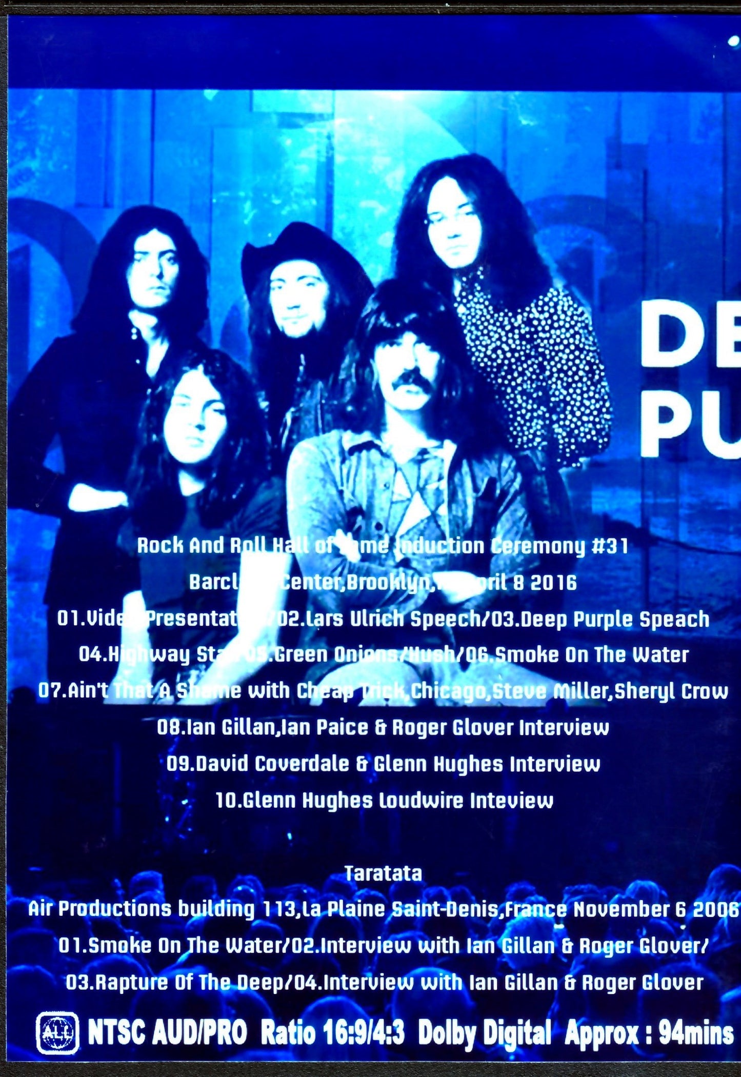 Deep Purple/Ny,USA 2016 & more