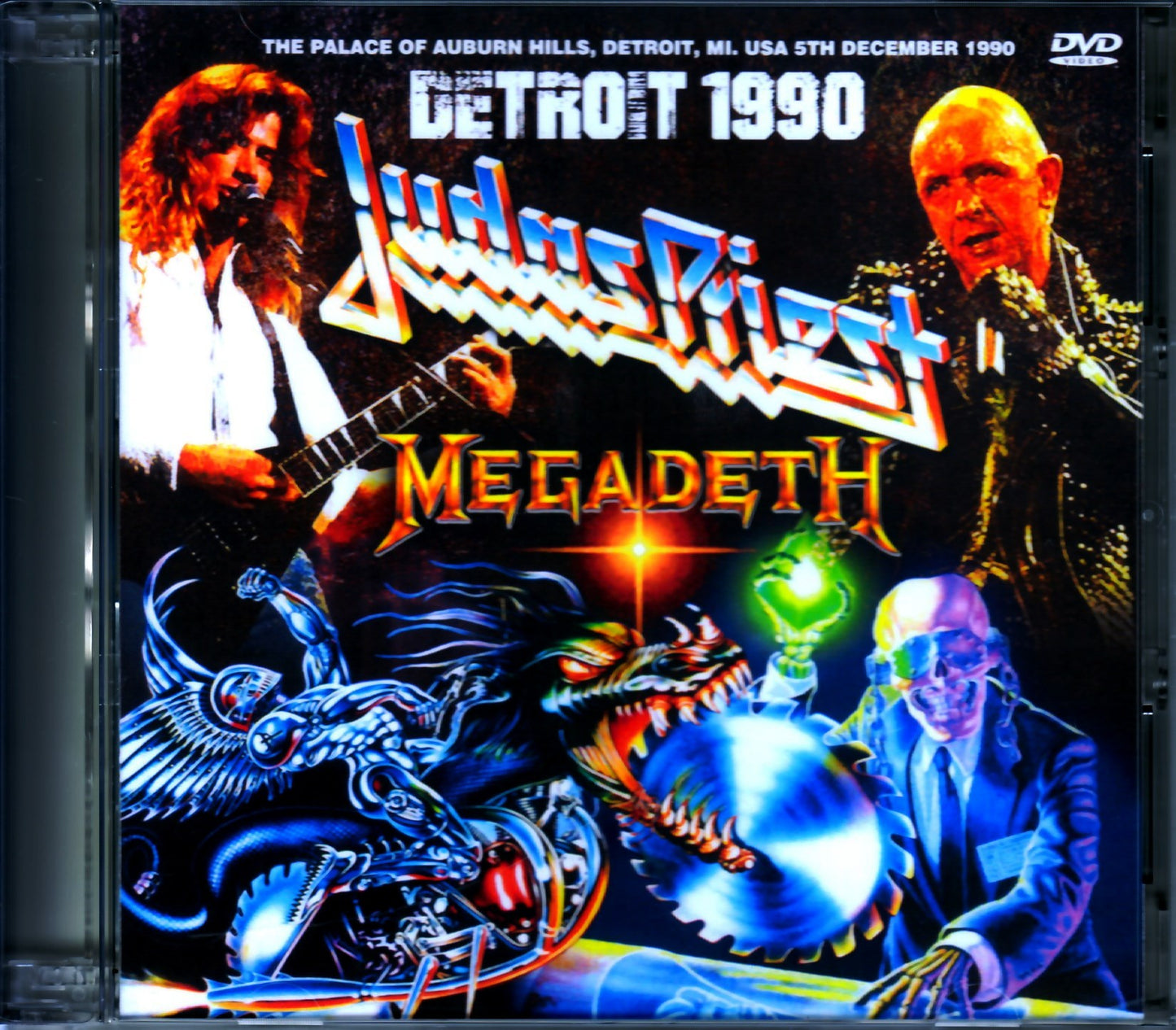 Judas Priest,Megadeth/MI,USA 1990