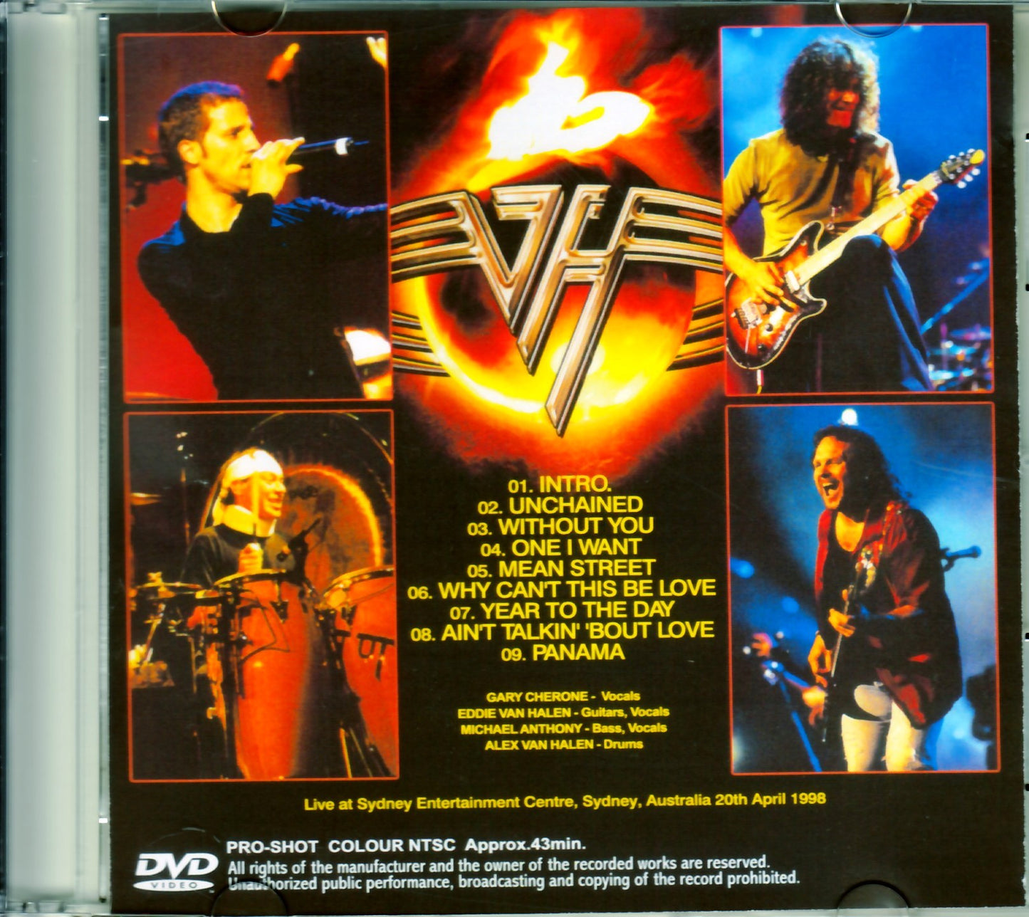 Van Halen/Australia 1998