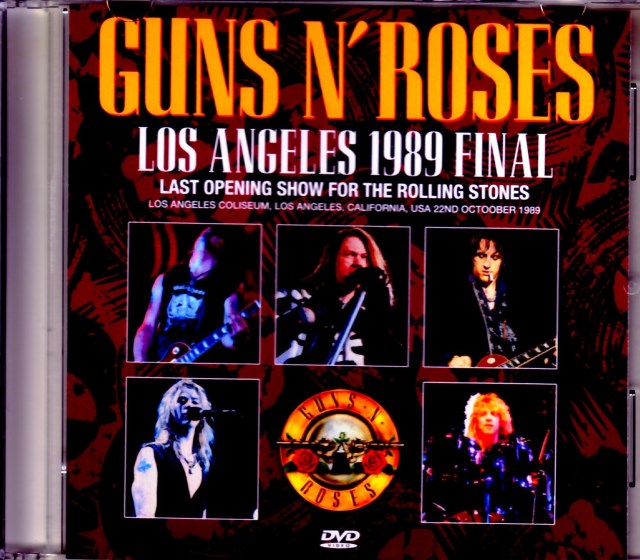 Guns N' Roses Guns N' Roses/CA,USA 10.22.1989