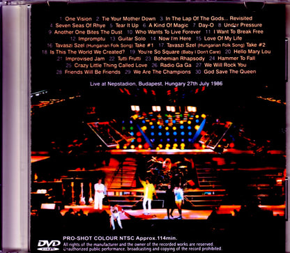 Queen/Hungary 1986 Multi-Cam Complete Edition