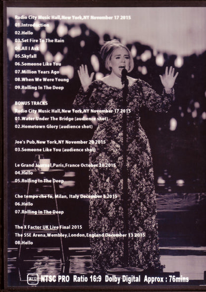 Adele/New York, USA 2015 & more