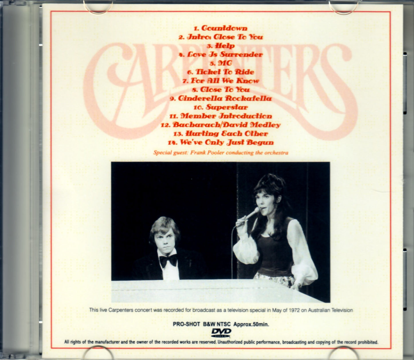 Carpenters/Australia 1972