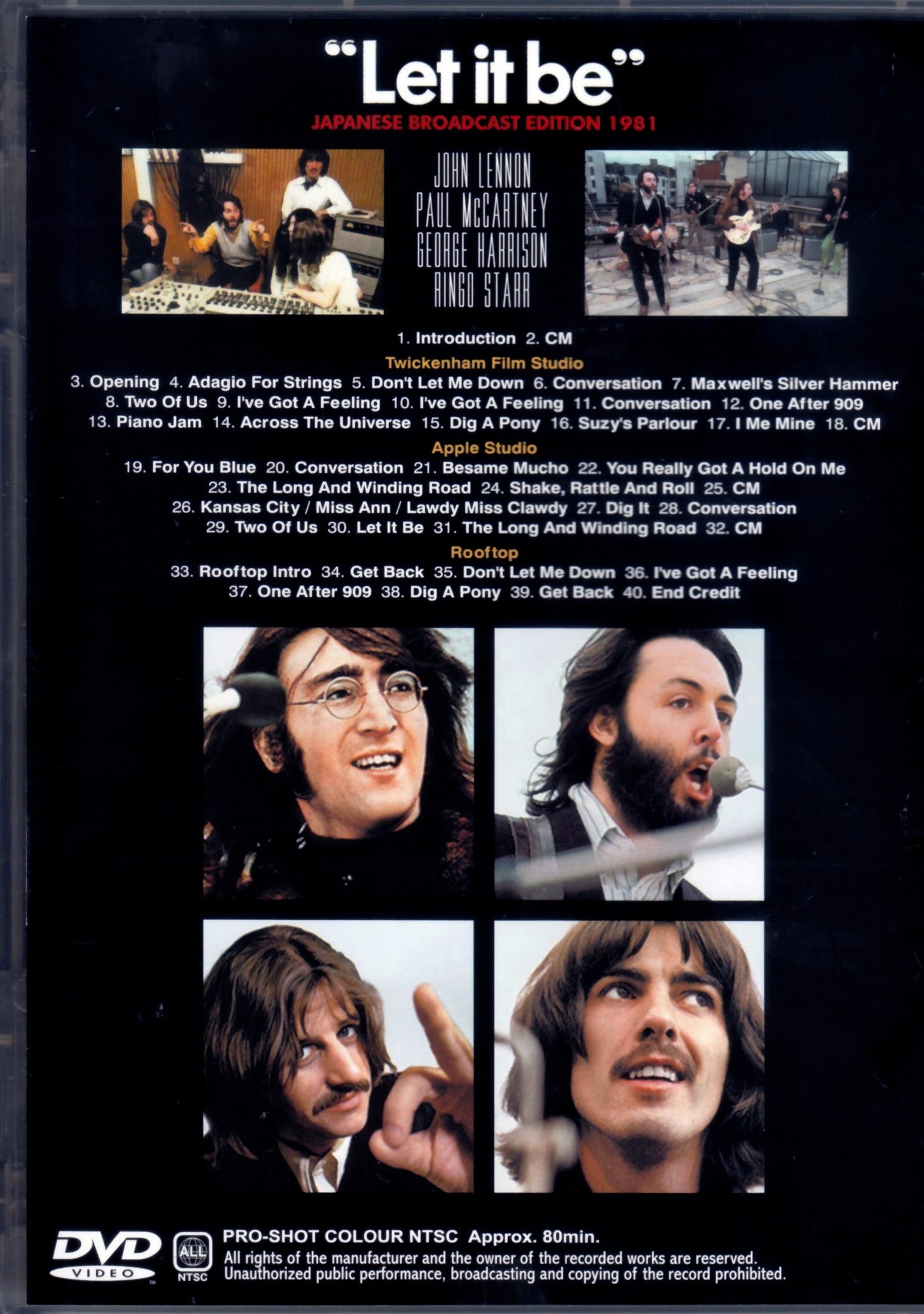 Beatles/Let it Be Japan Broadcast Edition