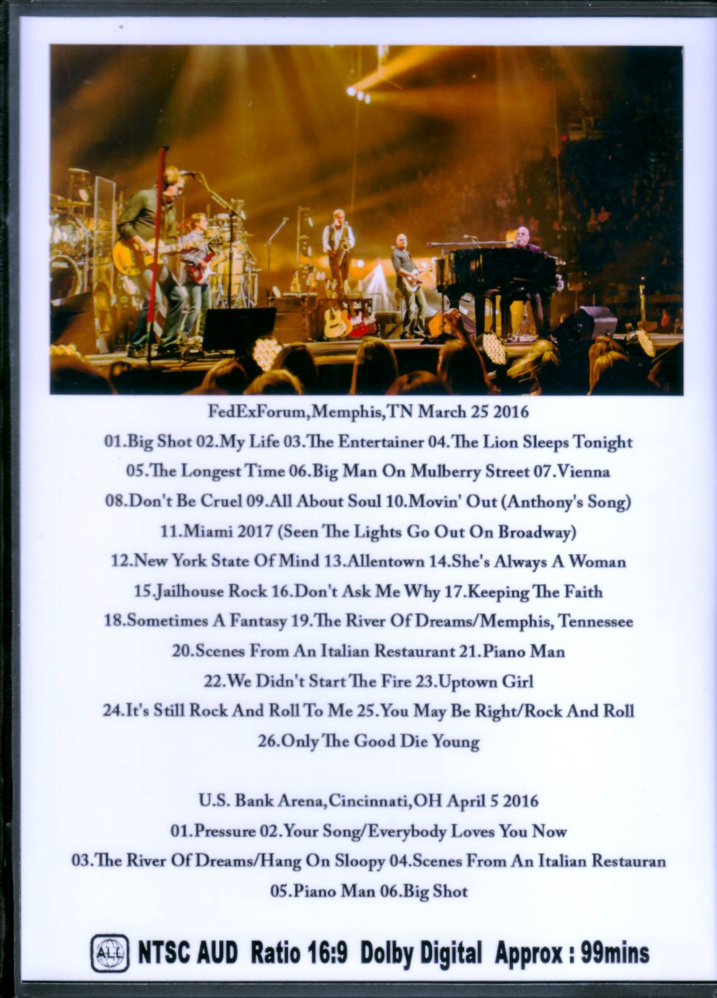 Billy Joel/Tn,USA & more 2015