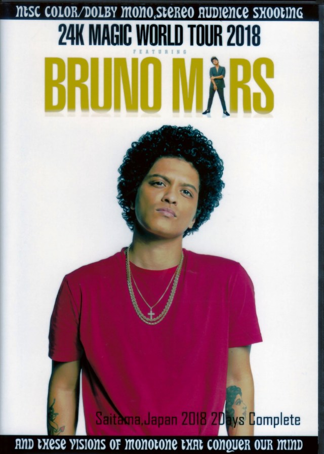 Bruno Mars/Saitama,Japan 2018 2Days Complete