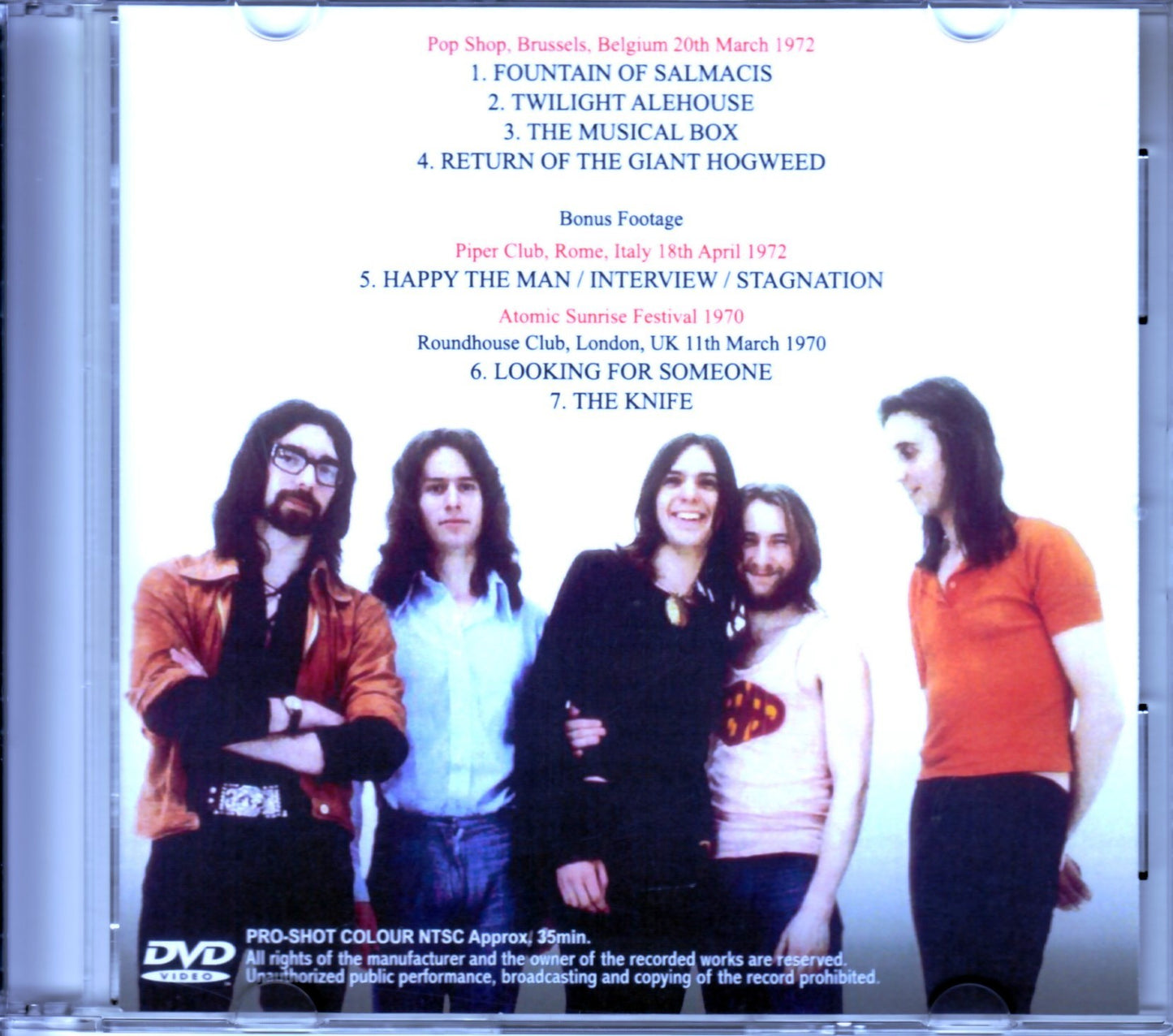 Genesis/Belgium 1972 Remaster