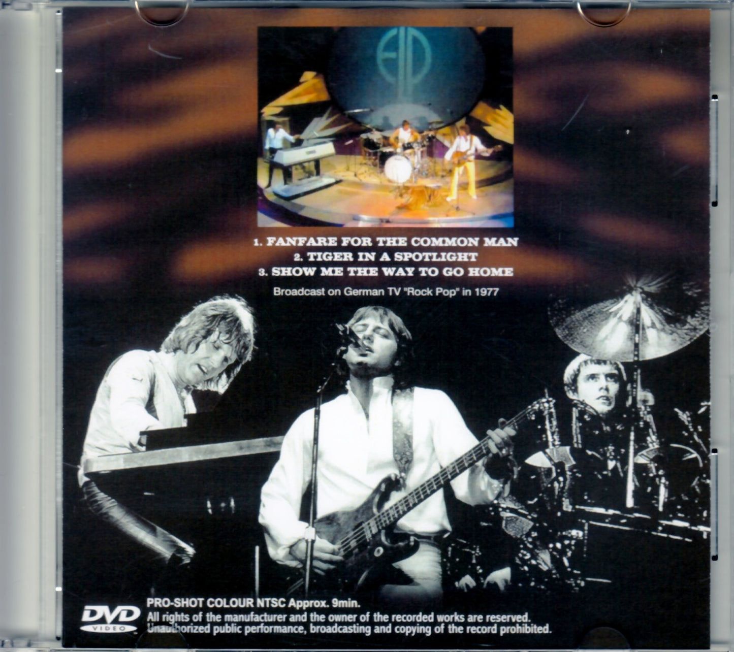 EL & P Emerson,Lake & Palmer/Broadcast Germany TV 1977