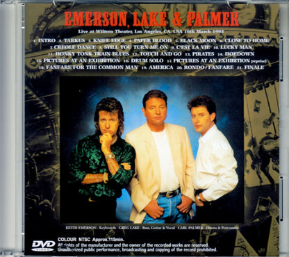 EL & P Emerson, Lake & Palmer/California, USA 1993