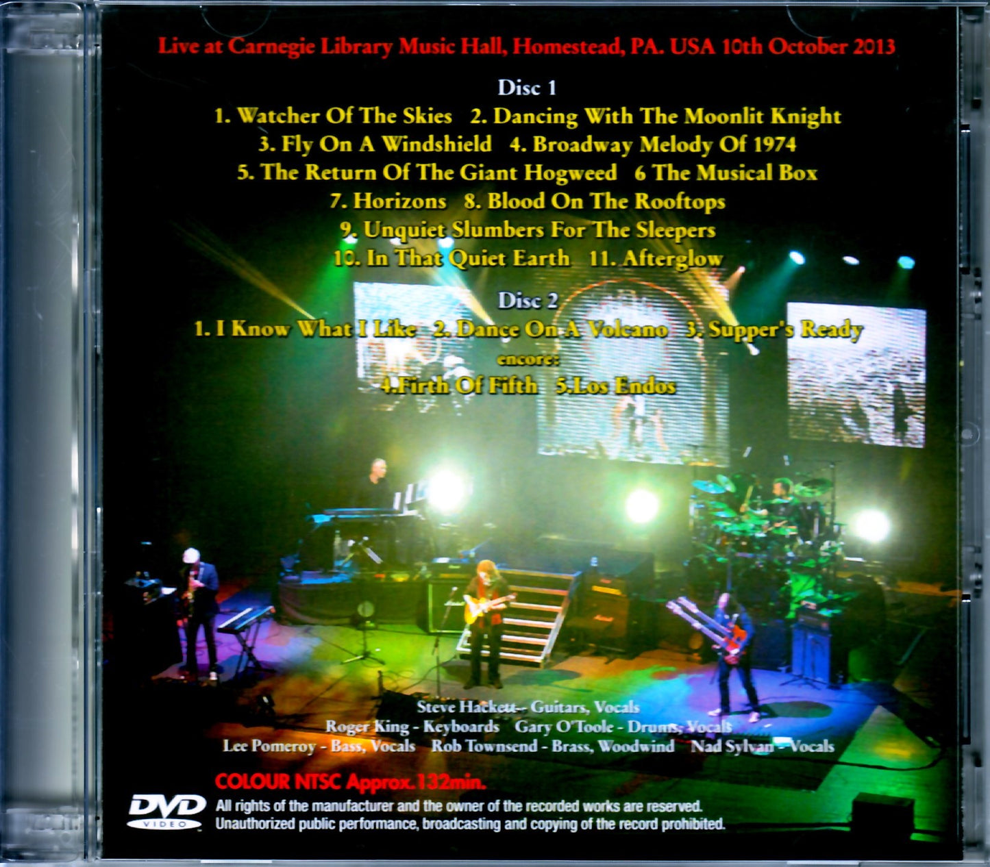 Steve Hackett/Pa, USA 2013