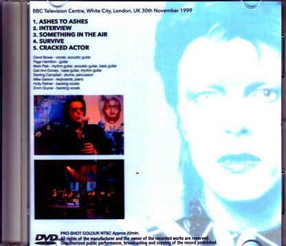 David Bowie/London,UK 1999 Japan Broadcast Ver.