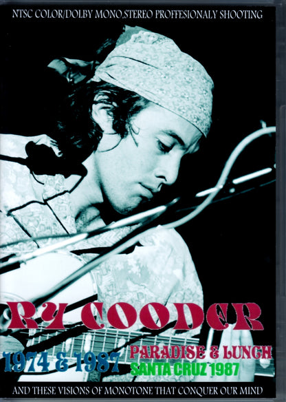 Ry Cooder/Pro-Shot Live 1974 & 1987