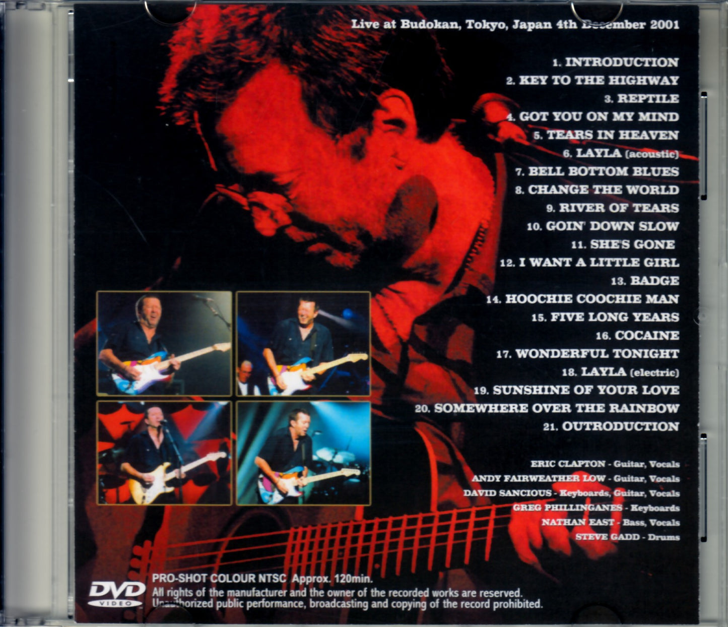 Eric Clapton/Tokyo,Japan 2001 Upgrade