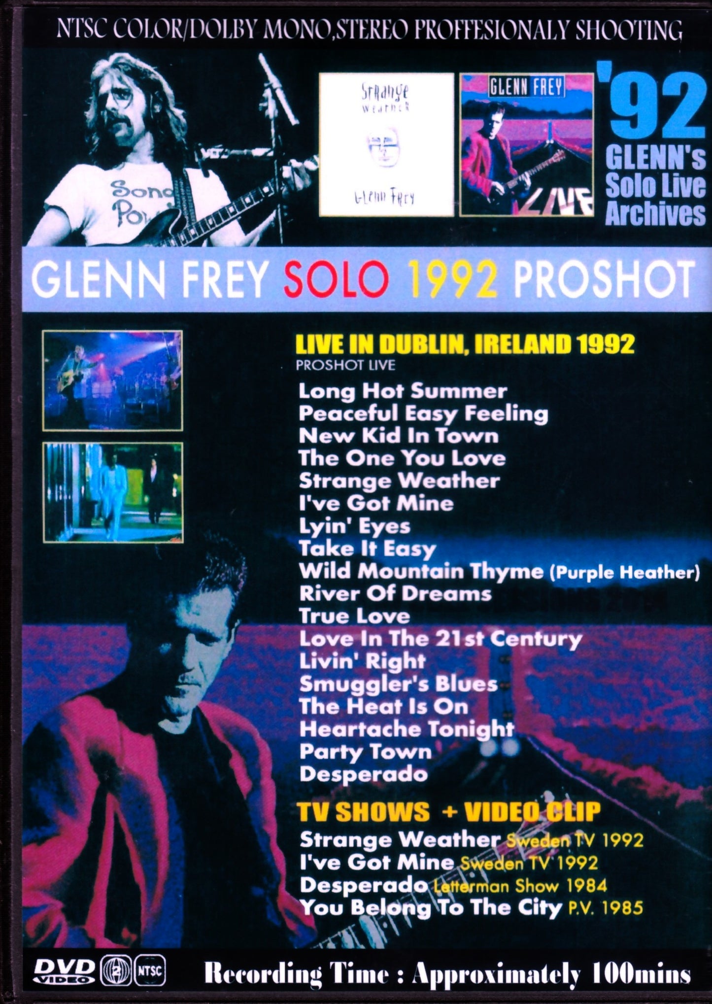 Glenn Frey/Ireland 1992 & more