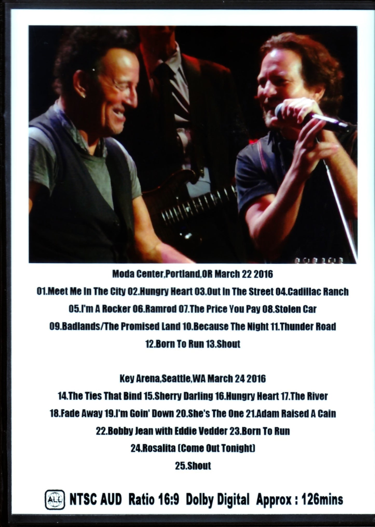 Bruce Springsteen/Or, USA 2016 & more