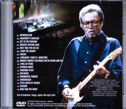 Eric Clapton/Tokyo,Japan 4.16.2016