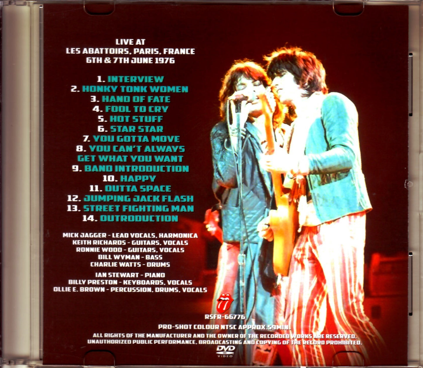 Rolling Stones/France 1976 Japan Broadcast