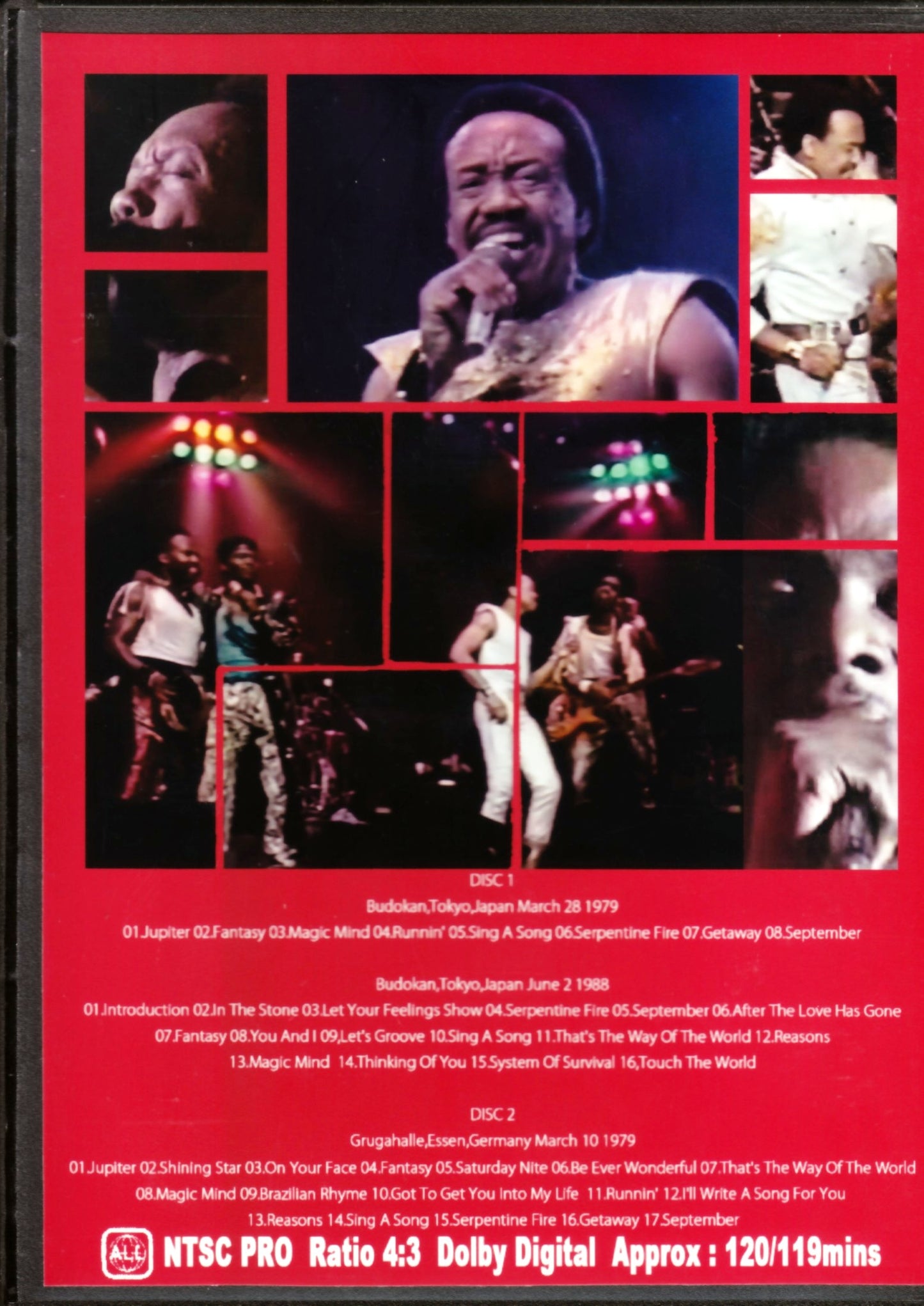 Earth Wind and Fire/Tokyo,Japan 1979 & more