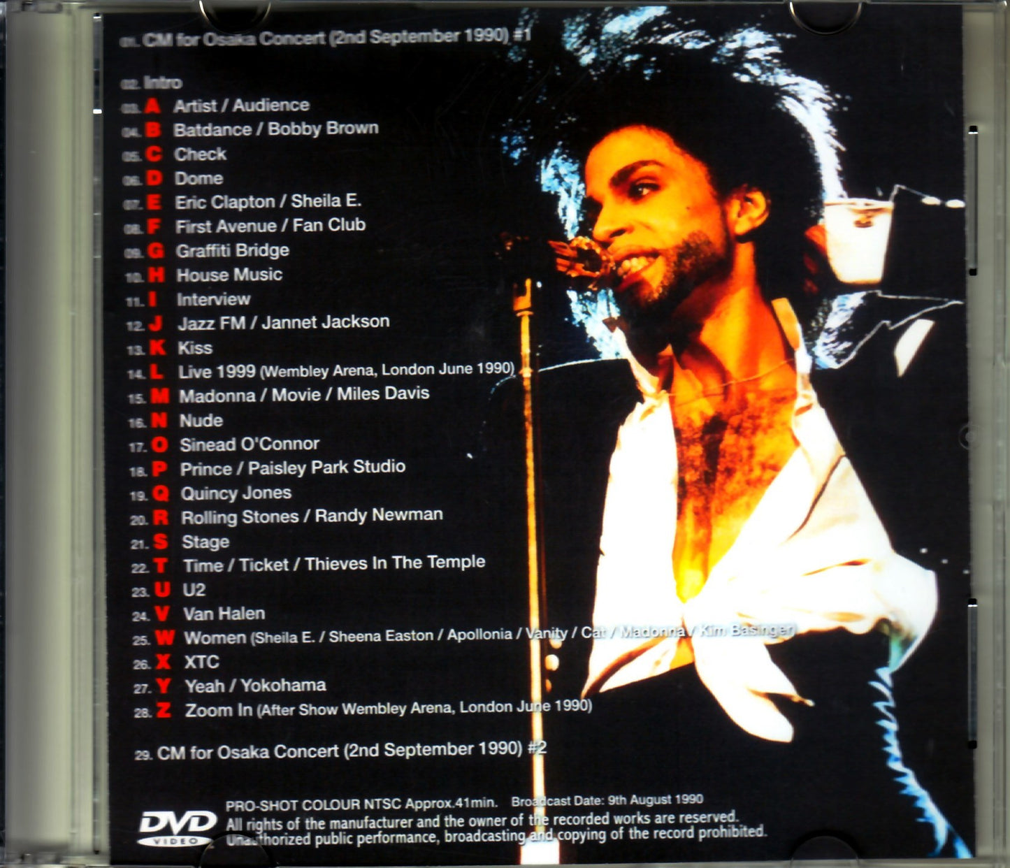 Prince/TV Program 1990