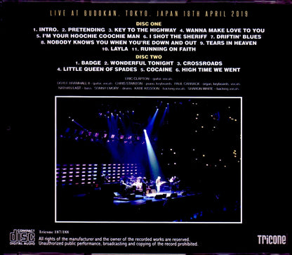 Eric Clapton/Tokyo,Japan 4.18.2019 Upgrade