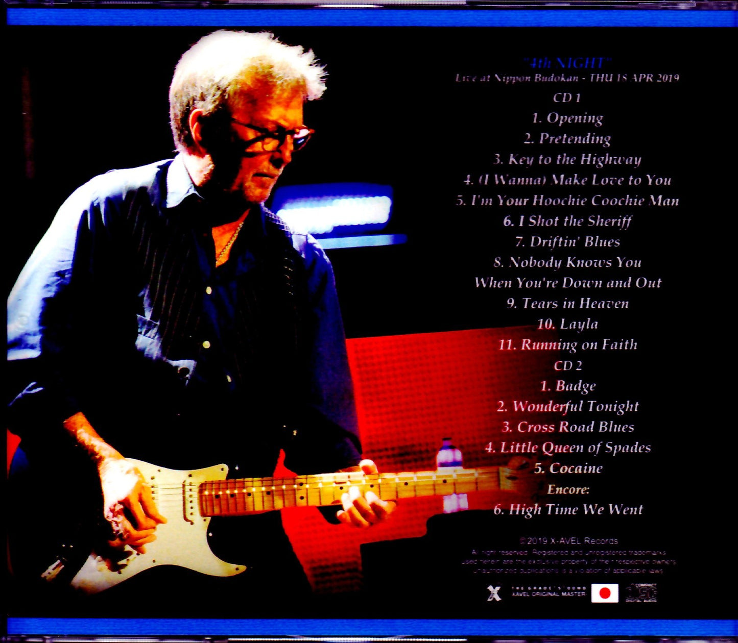 Eric Clapton/Tokyo,Japan 4.18.2019 MK4 Master Ver.
